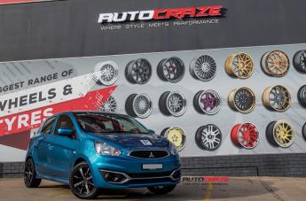 MITSUBISHI MIRAGE FLEXX BLACK MACHINED FACE